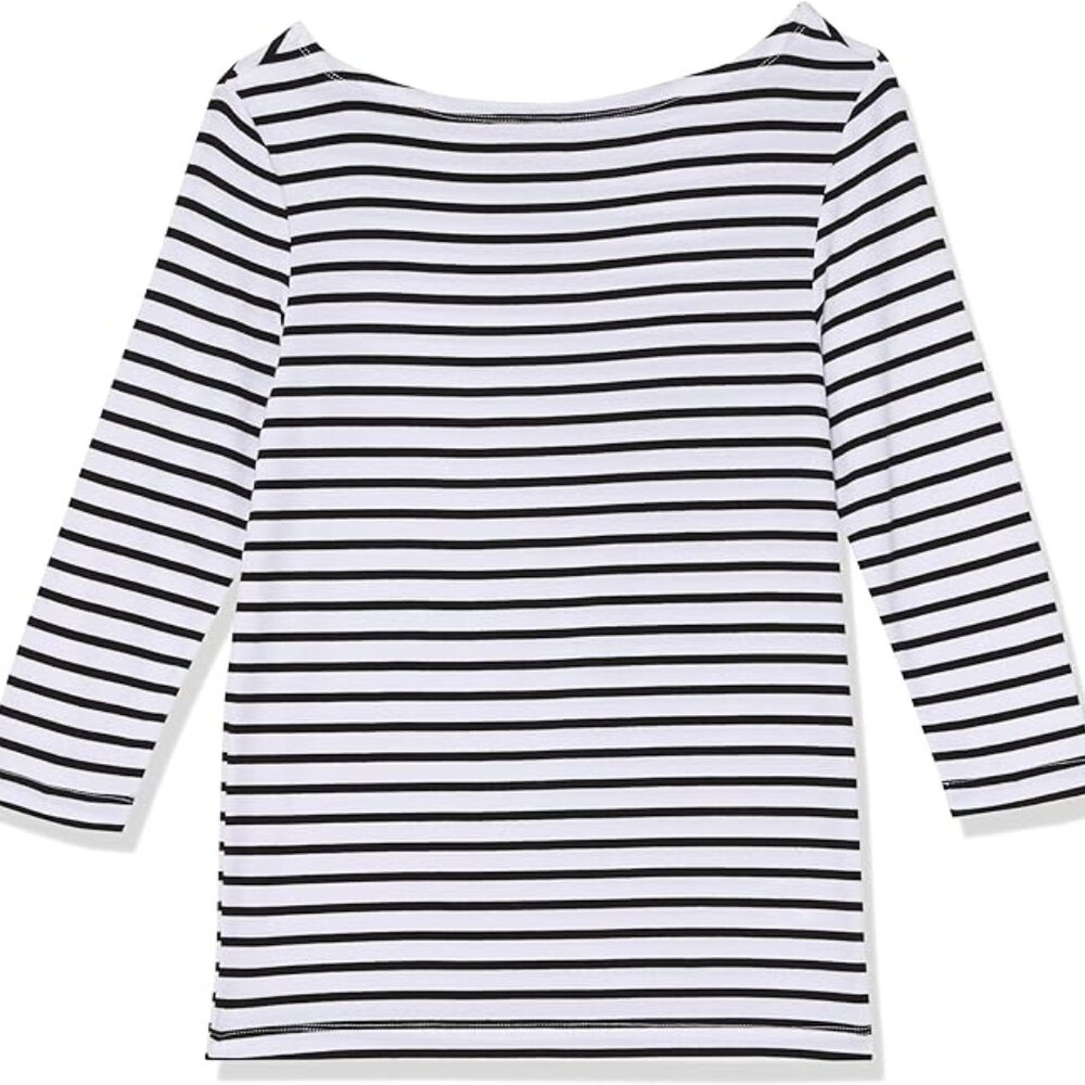 Amazon Essentials Slim-Fit Boat Neck 3/4 Sleeve T-Shirt | Size XL